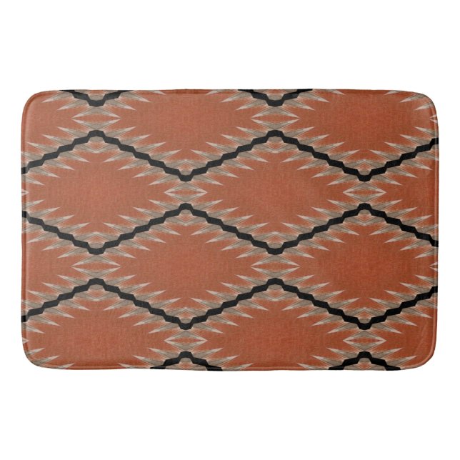 Leathered Pumpkin Bath Mat (Front)