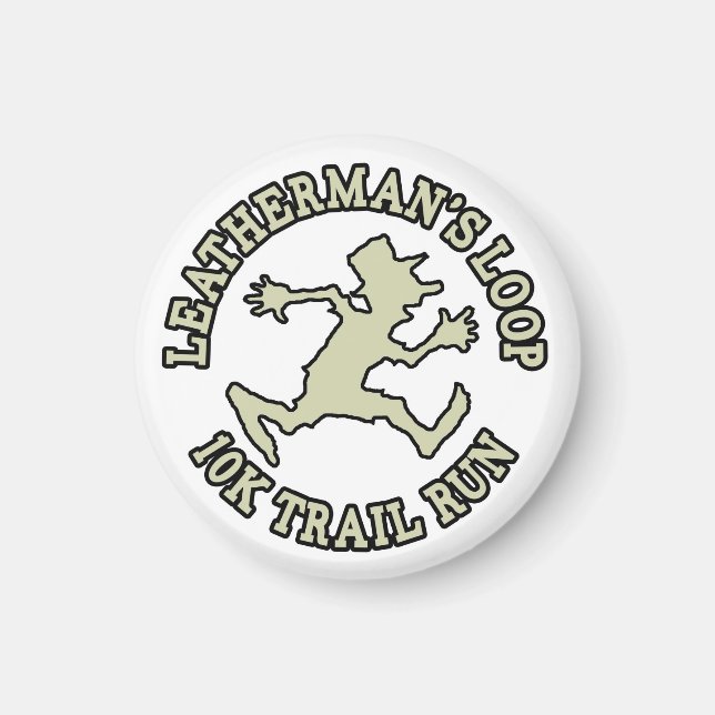 Leatherman's Loop Running Man Magnet (Front)