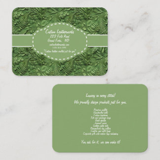 Leatherworks Company Business Card