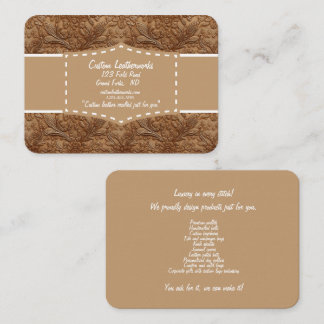 Leatherworks Company Business Card
