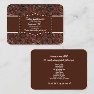 Leatherworks Company Business Card