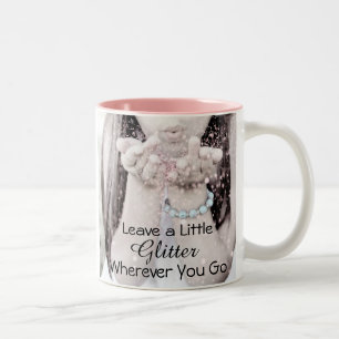Leave a Little Glitter Wherever You Go Two-Tone Coffee Mug