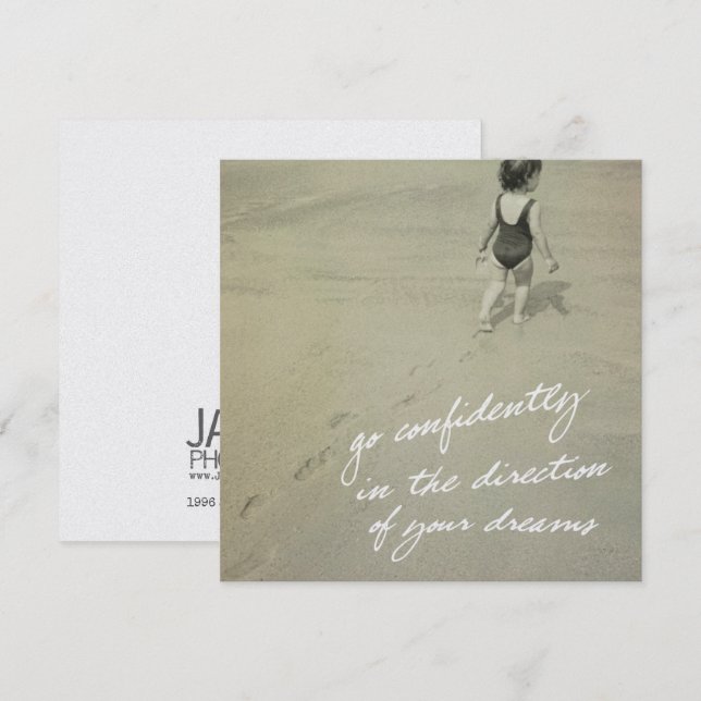 LEAVE A PATH 5.25 x 5.25 card (Front/Back)