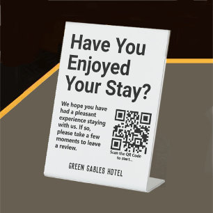 Leave a Review Pedestal Sign