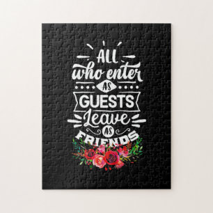 Leave As Friends Jigsaw Puzzle