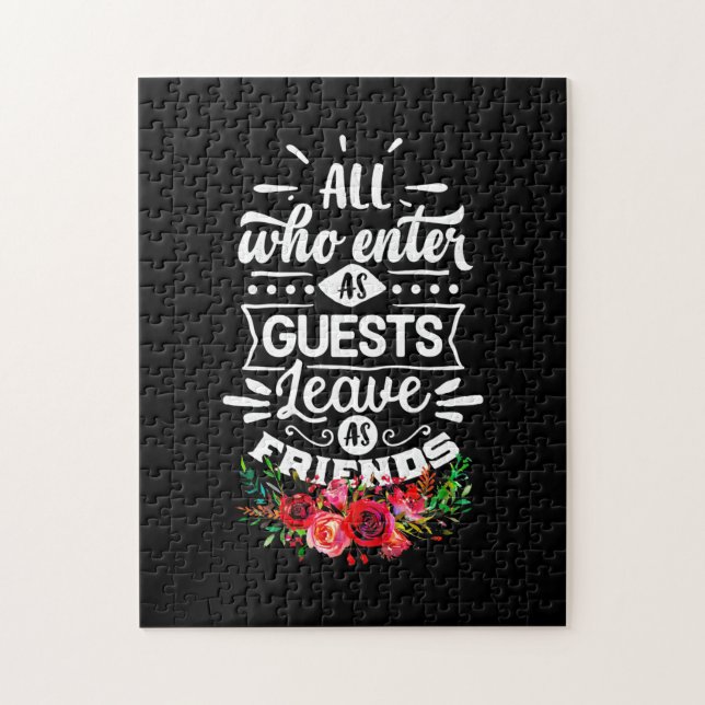 Leave As Friends Jigsaw Puzzle (Vertical)