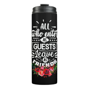 Leave As Friends Thermal Tumbler