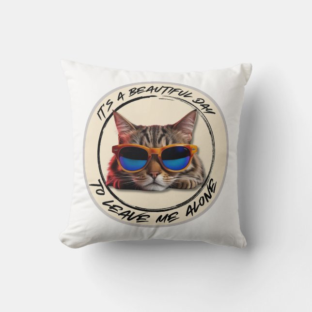 Leave Me Alone Cushion (Front)