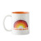 Leave Me Alone Funny Rainbow Two-Tone Mug