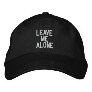 Leave Me Alone Personalised Adjustable Hat