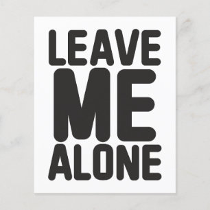Leave Me Alone Privacy Flyer