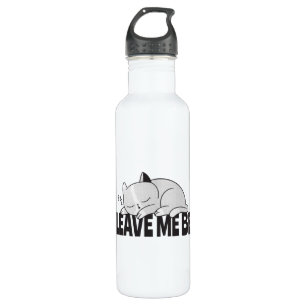 Leave me be Lazy sleeping cat 710 Ml Water Bottle