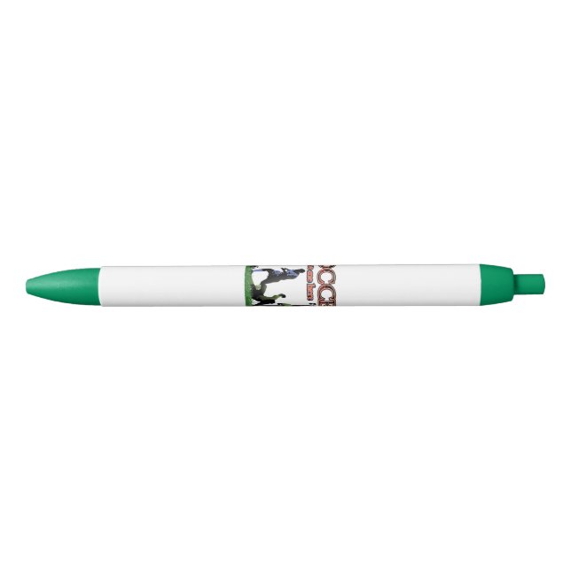 Leave Me Here Soccer Black Ink Pen (Front)