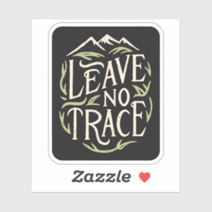 Leave no trace hiking