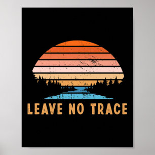 Leave No Trace _ Nature Mountains _ Environmental Poster