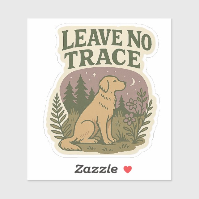 Leave no trace sticker (Sheet)