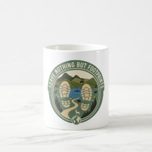 Leave Nothing But Footprints Coffee Mug