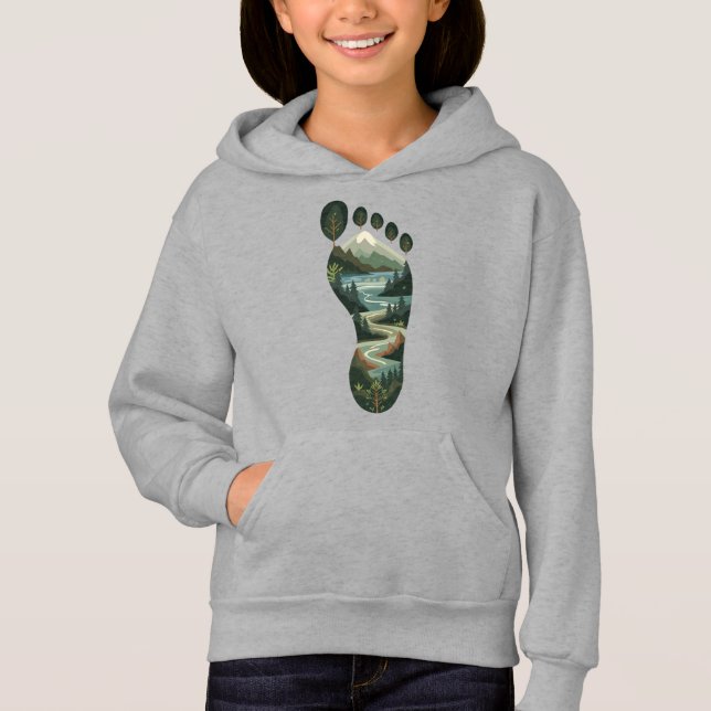 Leave Only Footprints - Nature Earth Day Eco (Front)