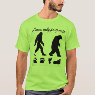 Leave only footprints.  T-Shirt