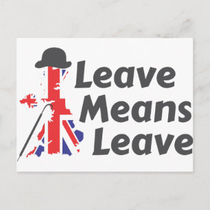 leave postcard
