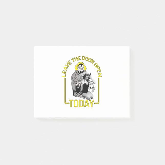 Leave The Door Open Today Post-it Notes (Front)