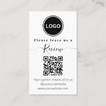 Leave us a review | QR code Modern