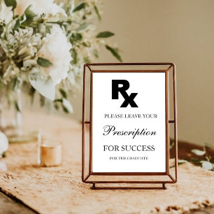 Leave Your Prescription for Success Advice Sign