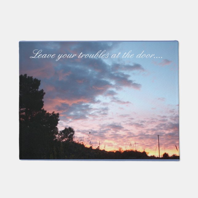 Leave your troubles at the door.... Welcome Mat (Front)
