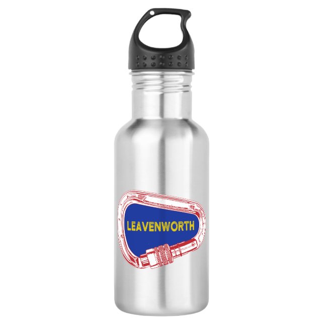 Leavenworth Climbing Carabiner 532 Ml Water Bottle (Front)