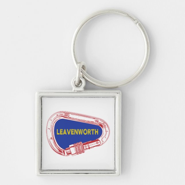 Leavenworth Climbing Carabiner Key Ring (Front)