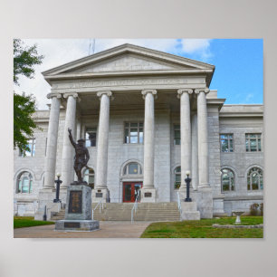 Leavenworth County Courthouse, Leavenworth, Kansas Poster