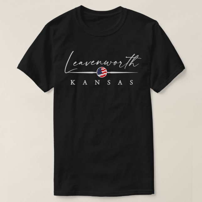 Leavenworth Kansas  T-Shirt (Design Front)