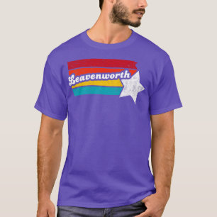 Leavenworth Kansas Vintage Distressed Souvenir 2 T-Shirt