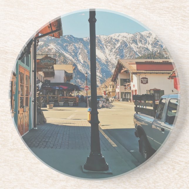Leavenworth - Washington  Coaster (Front)