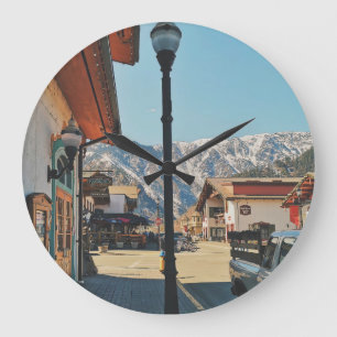 Leavenworth - Washington  Large Clock