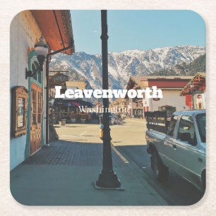 Leavenworth - Washington Square Paper Coaster