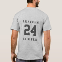 Leavers 24 Back Design with Personalised Name