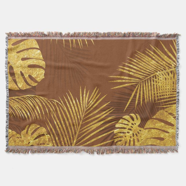 Leaves 13 throw blanket (Front)