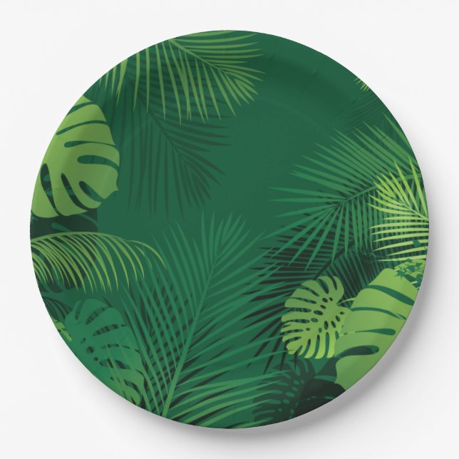 Leaves 6 paper plate (Front)