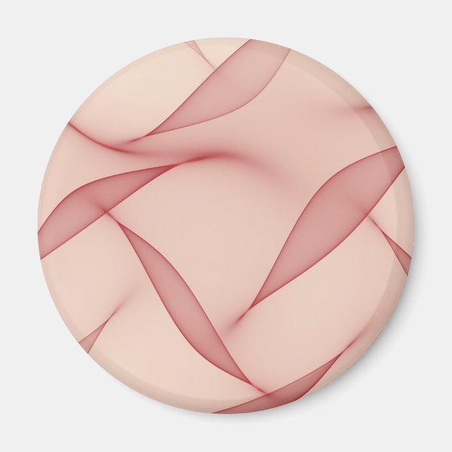 Leaves Abstract art Magnet (Front)