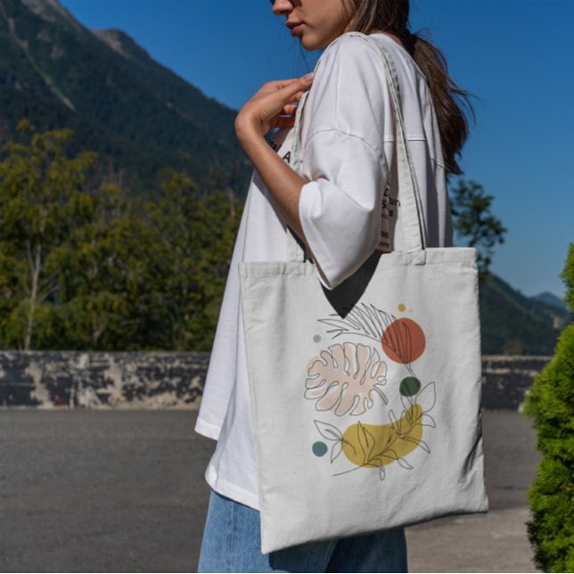 Leaves Abstract Tote Bag   (Creator Uploaded)