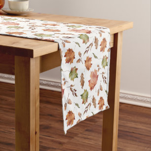 Leaves Acorns Table Runner