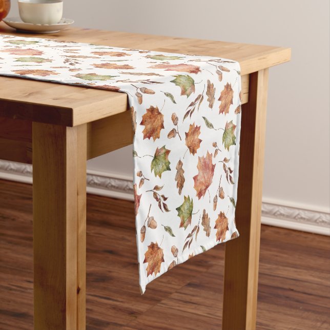 Leaves Acorns Table Runner (In Situ)