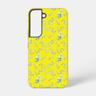 leaves and butterflys  samsung galaxy case
