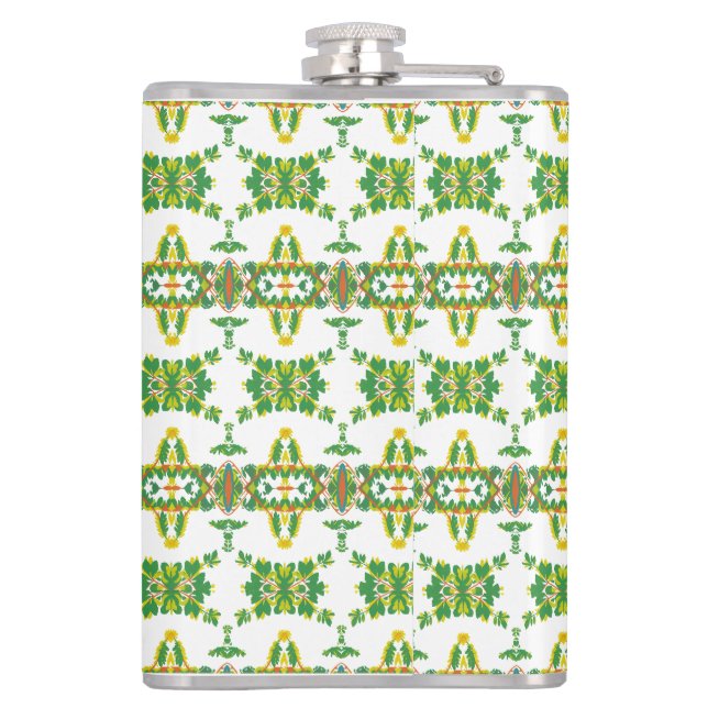 Leaves and Clouds Hip Flask (Back)