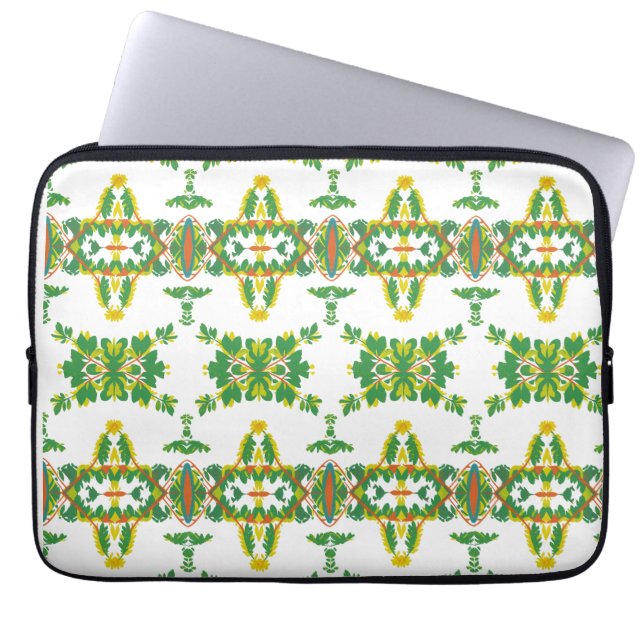Leaves and Clouds Laptop Sleeve (Front)