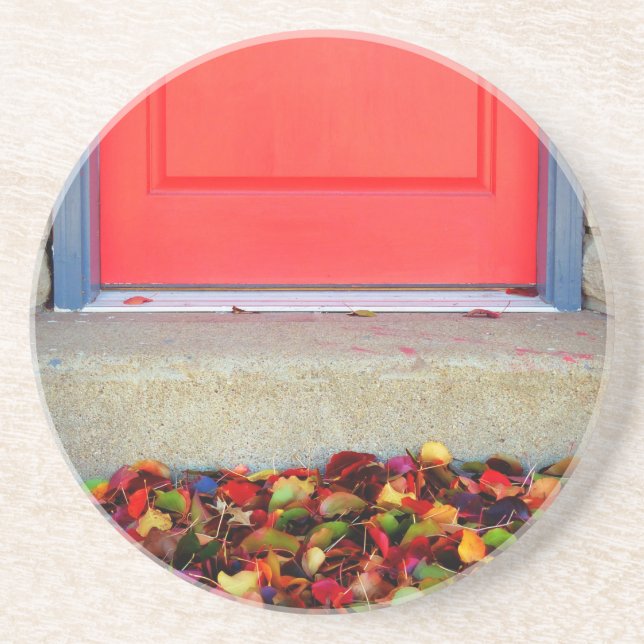 Leaves and Door Coaster (Front)