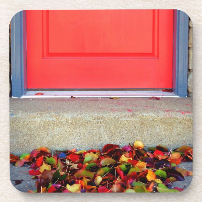 Leaves and Door Coaster (Front)