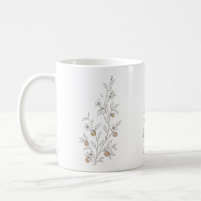 Leaves and Fruits Mug (Left)