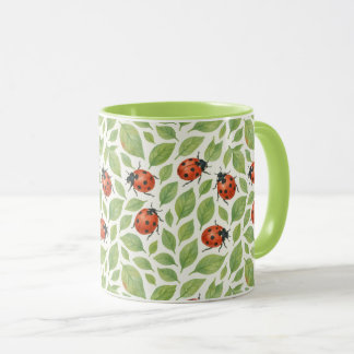 Leaves and Ladybugs  Mug